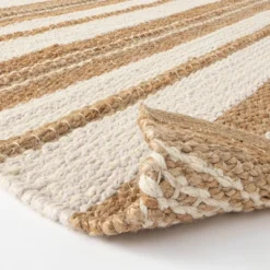 Riverton Striped Jute/Wool Area Rug Tan - Threshold™ Designed With Studio McGee -Threshold GUEST 0110659e 2efa 4ebf ba67 8ab0cc06e3ac