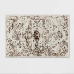 Stanfield Companion Distressed Scroll Area Rug Cream - Threshold™ 9 Stanfield Companion Distressed Scroll Area Rug Cream - Threshold™ -Threshold GUEST 0726d2b4 5e5f 4492 8635 4c8273a2e480