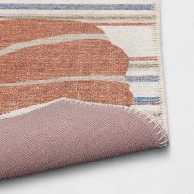 1'8"x2'10" Washable Big Pumpkin Accent Rug Orange - Threshold™ 3 1'8"x2'10" Washable Big Pumpkin Accent Rug Orange - Threshold™ - Image 3