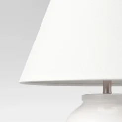 Turned Ceramic Table Lamp White - Threshold™ -Threshold GUEST 0b3c6c19 80cc 4574 ab6e 87d1211fd431