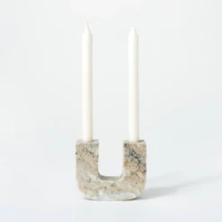 Marble Taper Candle Holder - Threshold™ Designed With Studio McGee -Threshold GUEST 13ad8d78 5f39 4301 9f09 eb1fc8fda0f5