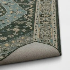 5'x7' Hand Tufted Wool Area Rug Green - Threshold™ 5 5'x7' Hand Tufted Wool Area Rug Green - Threshold™ -Threshold GUEST 1815ca7c 6fe4 4614 abf2 6c4aab20d1ad