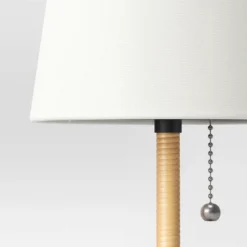 Mini Rattan Wrap Stick Table Lamp Black - Threshold™ -Threshold GUEST 23f69041 9211 486b 87e7 99448e340ae7