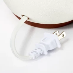 Ceramic Table Lamp With Gingham Print Pleated Shade White (Includes LED Light Bulb) - Threshold™ Designed With Studio McGee 7 Ceramic Table Lamp With Gingham Print Pleated Shade White (Includes LED Light Bulb) - Threshold™ Designed With Studio McGee -Threshold GUEST 27cadcf6 3a70 4c09 bf47 cd7e6352c324