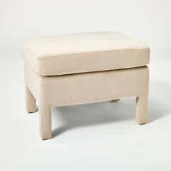 Bellfield Fully Upholstered Ottoman - Threshold™ Designed With Studio McGee -Threshold GUEST 2a370d06 e4b4 4713 8a83 7c6f64112654