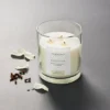 Clear Glass Masala Rose Candle White - Threshold™ Designed With Studio McGee