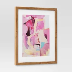 (Set Of 2) 16" X 20" Painterly Collage Framed Wall Canvases - Threshold™ -Threshold GUEST 3b7076f4 9d22 4803 abc4 640747dc0712