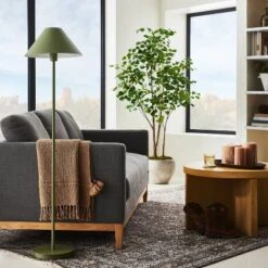 Threshold 33 Stick Metal Floor Lamp Green Iron (Includes LED Light Bulb) - Threshold™ Designed With Studio McGee