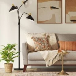 Threshold 23 3-Head Floor Lamp Black - Threshold™
