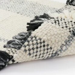 Laurelhurst Indoor/Outdoor Plaid Rug Black/White - Threshold™ Designed With Studio McGee -Threshold GUEST 47457b71 5c9b 42df 87fc 530893609812