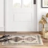 Cromwell Washable Printed Persian Style Rug Tan - Threshold™