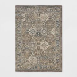 Distressed Persian Woven Rug Brown - Threshold™ -Threshold GUEST 48a47794 724e 4ad9 b055 fbbf67e27a6f