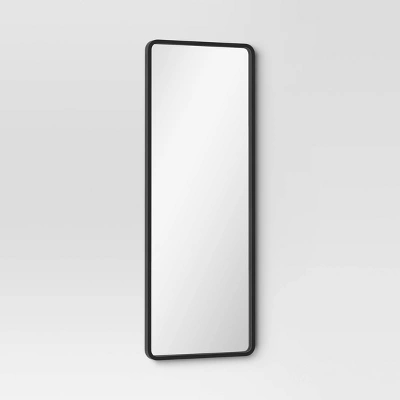 22" X 60" Rounded Corner Wood Leaner Mirror - Threshold™ 2 22" X 60" Rounded Corner Wood Leaner Mirror - Threshold™ - Image 2