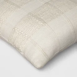 Textural Solid Square Throw Pillow Off-White - Threshold™ -Threshold GUEST 4d16579b 46b2 433b b8bd 82d8cf5ae1f6
