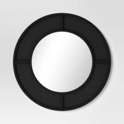 28" Caning Round Wall Mirror - Threshold™ -Threshold GUEST 4f622bac 11fd 4e93 8fba 9776dadc47c4