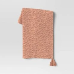 Textured Knit Throw Blanket With Tassels - Threshold™ -Threshold GUEST 5087cdad ca47 4a1c 9008 efd6666a355c