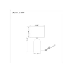 Glass Table Lamp With Open Base And Natural Shade - Threshold™ -Threshold GUEST 5259e94e 71c5 4ed7 827c 374db3a5da9e