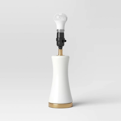 Small Opal Glass Lamp Base White - Threshold™ 5 Small Opal Glass Lamp Base White - Threshold™ - Image 5