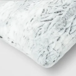 Tipped Snow Leopard Faux Fur Square Throw Pillow - Threshold™ -Threshold GUEST 668d17e8 01a5 40e8 86ab 0b7c616c19dd