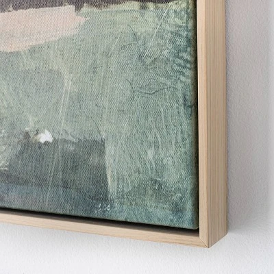 36" X 36" Treeline Abstract Framed Canvas - Threshold™ Designed With Studio McGee 2 36" X 36" Treeline Abstract Framed Canvas - Threshold™ Designed With Studio McGee - Image 2