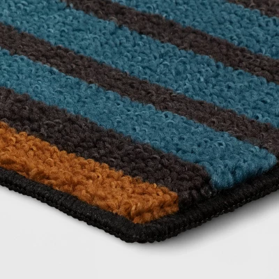 Striped Area Rug Turquoise/Yellow - Threshold™ 2 Striped Area Rug Turquoise/Yellow - Threshold™ - Image 2