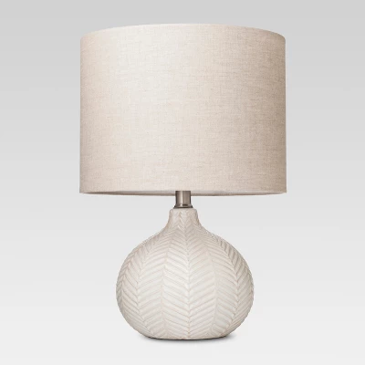 Textured Ceramic Accent Lamp Cream - Threshold 7 Textured Ceramic Accent Lamp Cream - Threshold - Image 7
