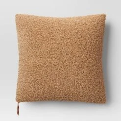 Oversized Teddy Boucle Toss Square Throw Pillow - Threshold™ -Threshold GUEST 77449c5a 0a18 403e 83a5 7f14edefb080