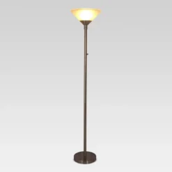 Threshold 31 Torchiere Floor Lamp With Glass Shade - Threshold™