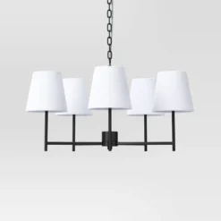 5 Arm Shaded Chandelier - Threshold™ -Threshold GUEST 7acf848b 4c0f 48ef 9863 fc259012496e