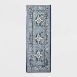 Vintage Persian Medallion Kitchen Rug Blue - Threshold™ -Threshold GUEST 7bc3d014 f8b0 4975 8eaa eccb8cde3aca