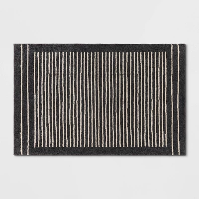 2'6"x4' Washable Knitted Stripe Accent Rug - Threshold™ 4 2'6"x4' Washable Knitted Stripe Accent Rug - Threshold™ - Image 4