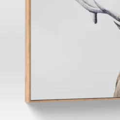47" X 24" Deer Framed Wall Canvas - Threshold™ -Threshold GUEST 801f9c94 a9bf 43ed b5ef dcc9caa0f1b7