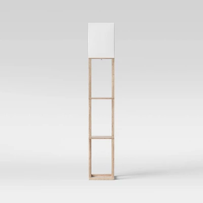 Alabaster Shelf Floor Lamp Light Brown - Threshold™ 3 Alabaster Shelf Floor Lamp Light Brown - Threshold™ - Image 3