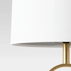 Large Metal Ring Table Lamp (Includes LED Light Bulb) Brass - Threshold™ -Threshold GUEST 8ac4d07c ae08 4b95 a06d d213ebe549b6