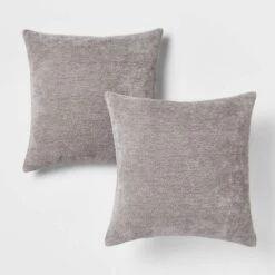 2pk Chenille Square Throw Pillows - Threshold™ 16 2pk Chenille Square Throw Pillows - Threshold™ -Threshold GUEST 8f0a7d0e 209f 4a4f ad91 c8f7ee8931ba