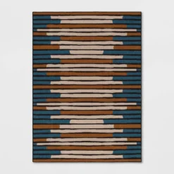 Striped Area Rug Turquoise/Yellow - Threshold™ 8 Striped Area Rug Turquoise/Yellow - Threshold™ -Threshold GUEST 9da81119 9ad2 4560 b0e1 0000b20b1a56