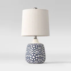Assembled Ceramic Table Lamp Blue - Threshold™ -Threshold GUEST a72b8512 d249 4def be06 43a18b186729