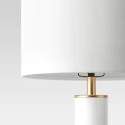 Large Assembled Tapered Glass Table Lamp (Includes LED Light Bulb) White - Threshold™ -Threshold GUEST a75352bf e6e4 4b62 bf69 408a95dcb73d