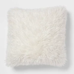 Euro Faux Mongolian Fur Decorative Throw Pillow - Threshold™ -Threshold GUEST abf672e9 c96a 44d6 9aaa 722cc70c4d15