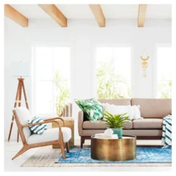 Oak Wood Tripod Floor Lamp Dark Brown - Threshold™ -Threshold GUEST b186c1da ecf2 4f12 8b8d 1b1894f1a5c5