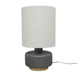 Ceramic Table Lamp With Wood Base - Threshold™ -Threshold GUEST b6650181 1e34 4de1 a404 4ae111a34fcf