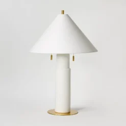 Ceramic Table Lamp With Tapered Shade White - Threshold™ Designed With Studio McGee 7 Ceramic Table Lamp With Tapered Shade White - Threshold™ Designed With Studio McGee -Threshold GUEST bb7258ec 5cd1 4f4f 84fa 7992eea042f1