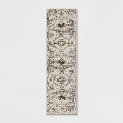 Stanfield Companion Distressed Scroll Area Rug Cream - Threshold™ 5 Stanfield Companion Distressed Scroll Area Rug Cream - Threshold™ - Image 5
