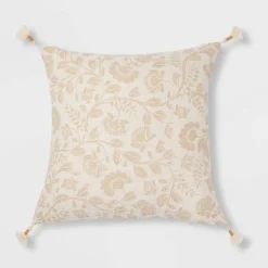 Jacobean Square Throw Pillow - Threshold™ -Threshold GUEST bcd4d061 ca23 4438 9d57 0632e6f84eb6