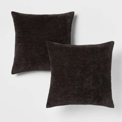 2pk Chenille Square Throw Pillows - Threshold™ 5 2pk Chenille Square Throw Pillows - Threshold™ - Image 5