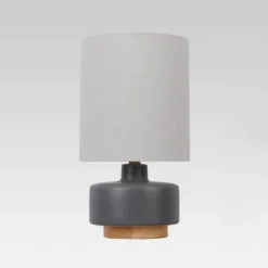 Ceramic Table Lamp With Wood Base - Threshold™ -Threshold GUEST c2957a44 129a 463c bcc3 1579c11c9a65