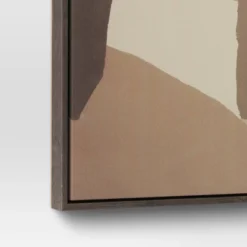 30" X 24" Abstract Framed Canvas Tan - Threshold™ -Threshold GUEST c33e5e28 ce28 4cb8 8db5 01e7c61d78bf
