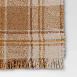 Raised Striped Boucle Plaid Throw Blanket - Threshold™ -Threshold GUEST cf9442e1 a95a 4973 a765 8016c45575e5
