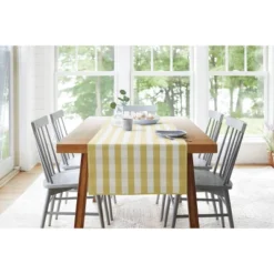 Cotton Gingham Check Table Runner Yellow - Threshold™ -Threshold GUEST d0d7e470 8679 42cf b2dc a2d93ba78fc2