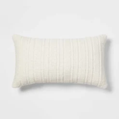 Oversized Textural Woven Throw Pillow Cream - Threshold™ -Threshold GUEST d7a91a82 5918 475d b2f6 dab363b9a19f